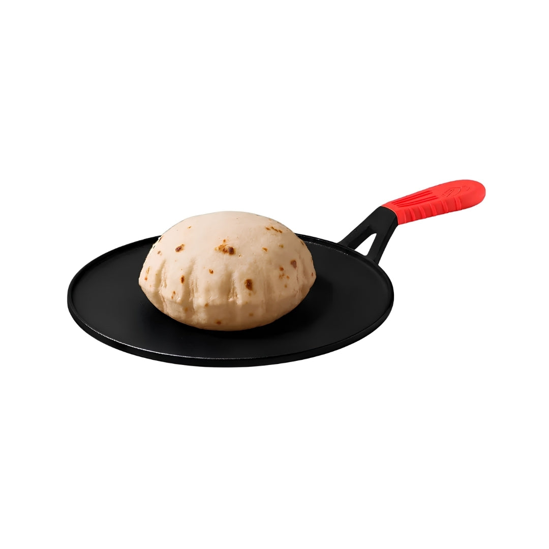 Pigeon Imperi Cast Iron Dosa Tawa 28 cm - Black