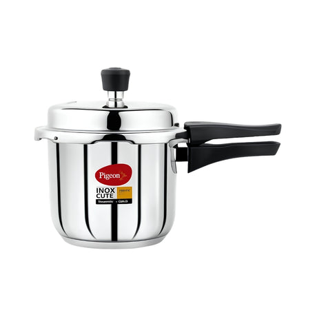 Pigeon Inox Cute Stainless Steel Pressure Cooker 3 L_Front View