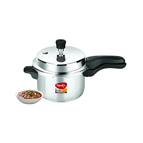 Pigeon Inox SS Pressure Cooker 2 L_Front View