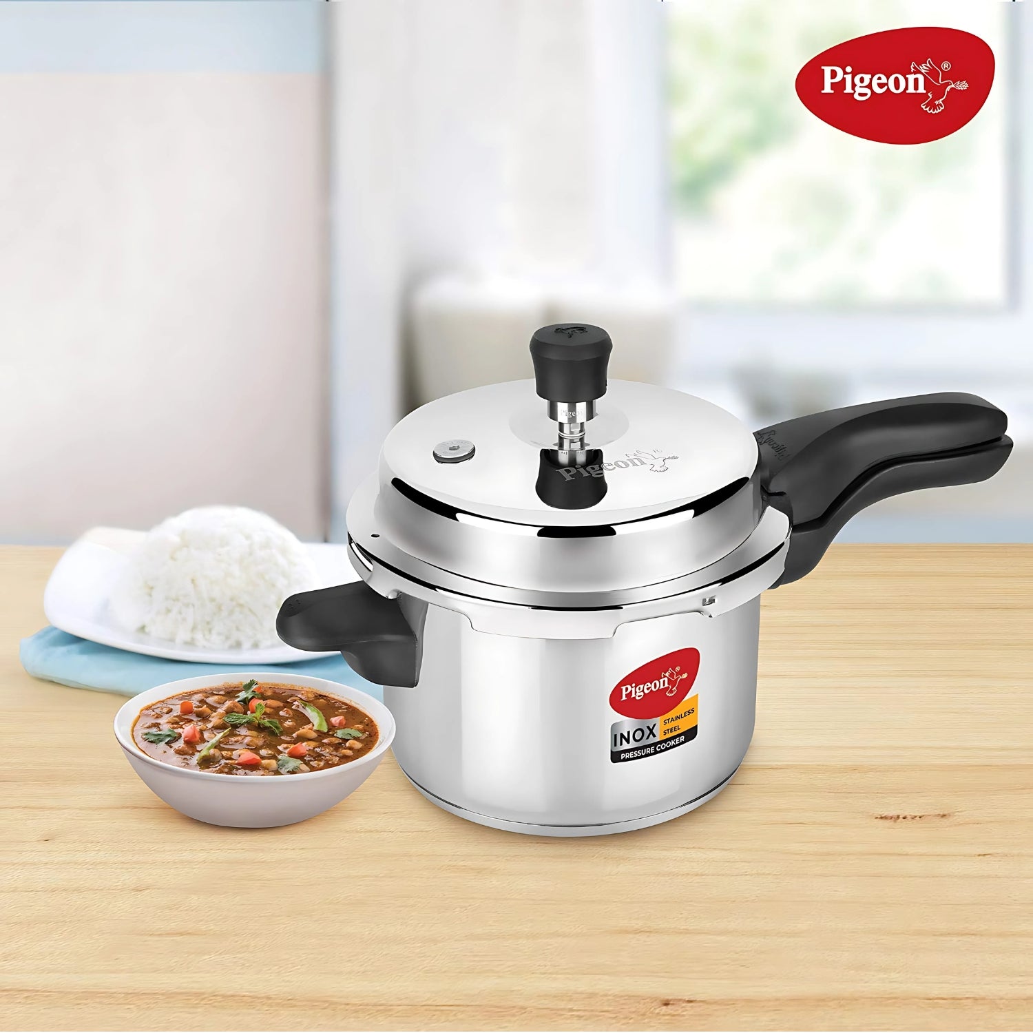 Pigeon Inox SS Pressure Cooker 3 L_5