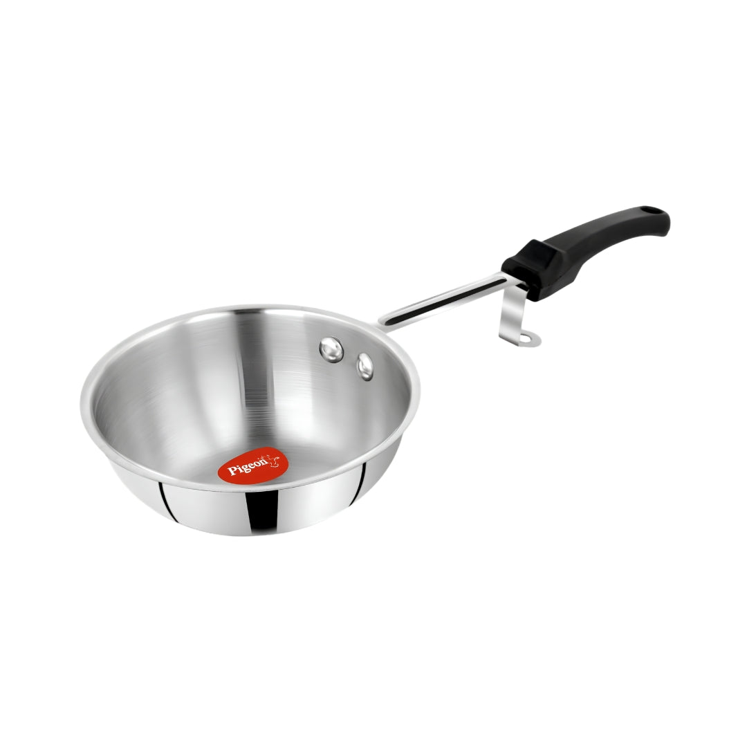 Pigeon Inox SS Tadka Pan 350 ml_Front View