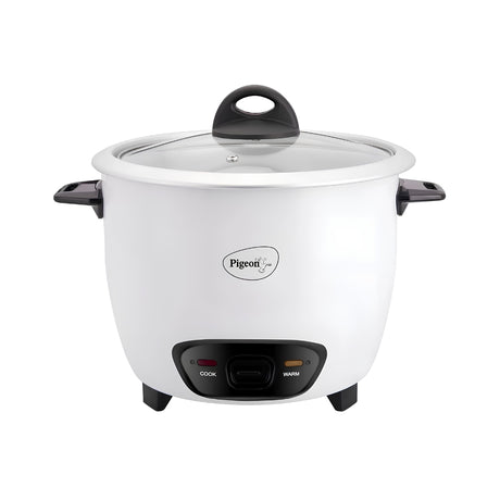 Pigeon Joy Unlimited ERC-SDX 337 Electric Rice Cooker 1.8 L – White_Front View