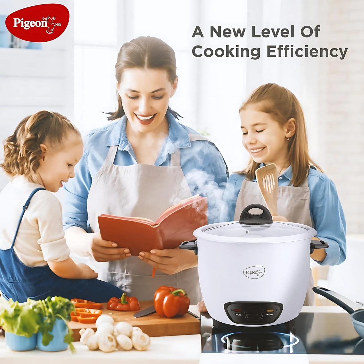 Pigeon Joy Unlimited ERC-SDX 388 Electric Rice Cooker 1 L – White_8