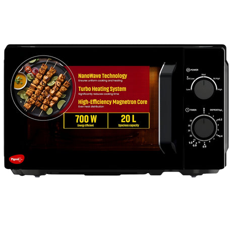 Pigeon Nano Wave Solo Microwave Oven 20 L - Black_1