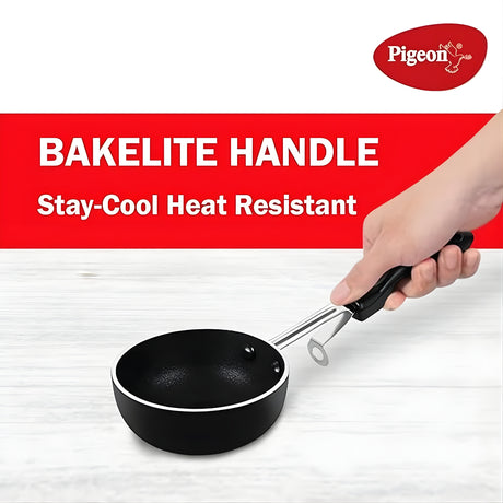 Pigeon Non Stick Tadka Pan – Black_2