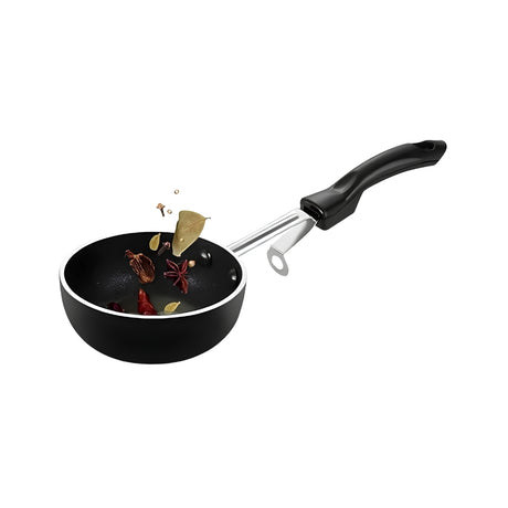 Pigeon Non Stick Tadka Pan – Black_Front View
