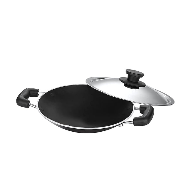 Pigeon Special Non Stick Appachatty with SS Lid 200 mm - Black_1