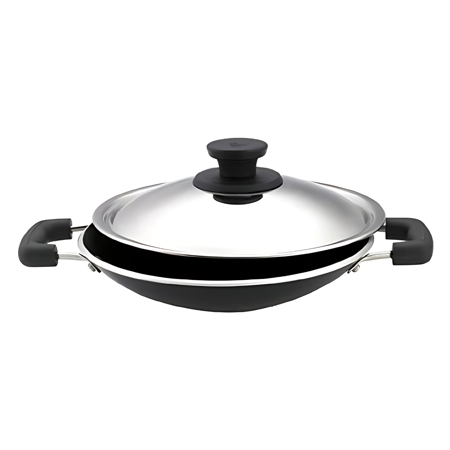 Pigeon Special Non Stick Appachatty with SS Lid 200 mm - Black_2