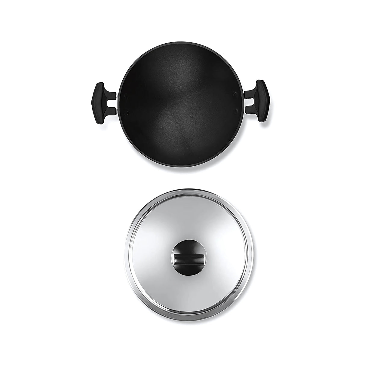 Pigeon Special Non Stick Appachatty with SS Lid 200 mm - Black_3