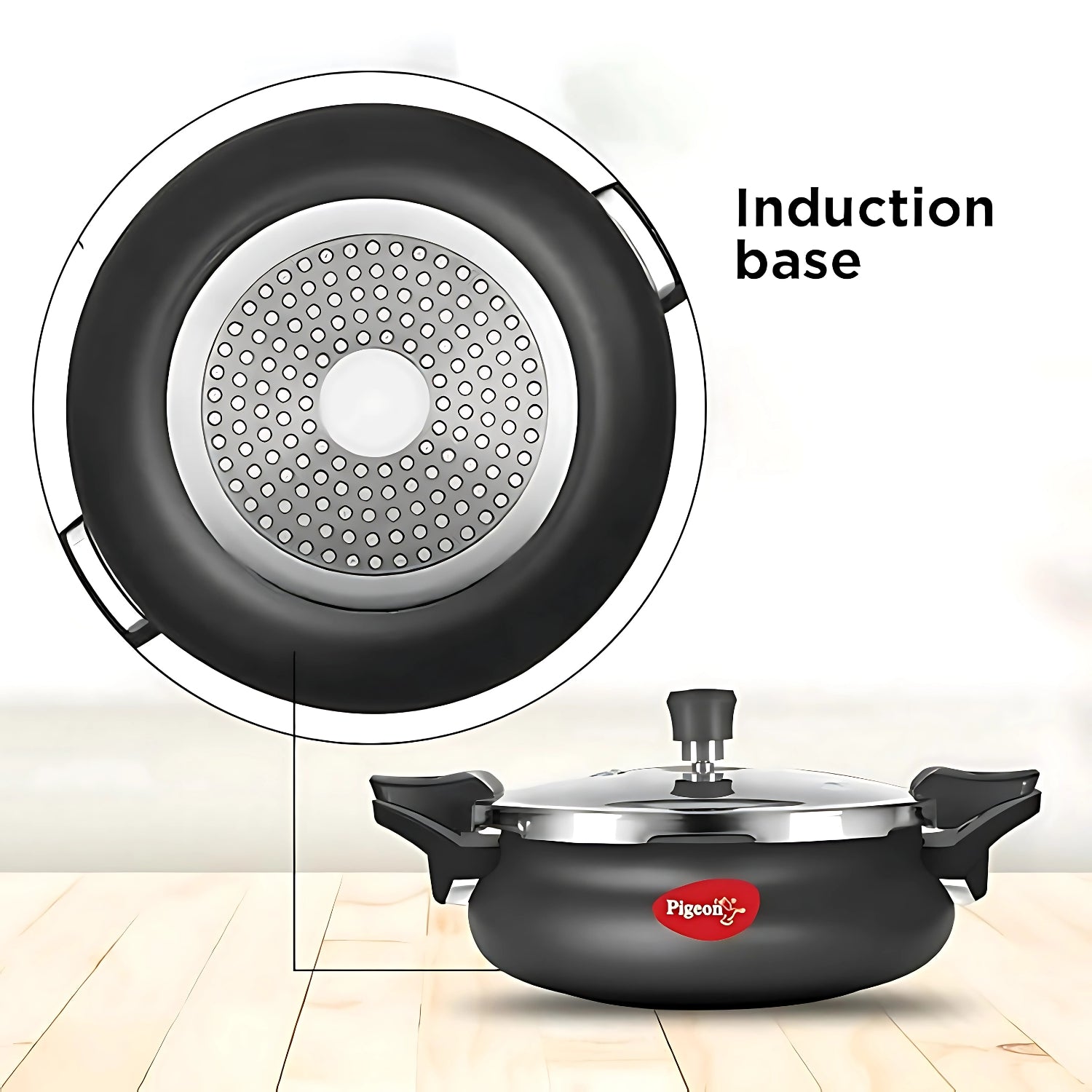 Pigeon Super Hard Anodised Pressure Cooker 5 L - Black_6