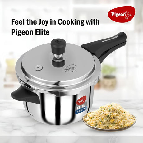 Pigeon Triply SS Elite Shine Pressure Cooker 2 L_Features 1