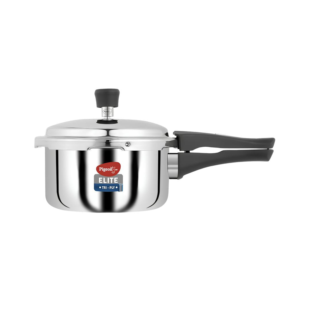 Pigeon Triply SS Elite Shine Pressure Cooker 2 L_front View (1)