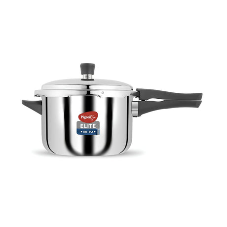 Pigeon Triply SS Elite Shine Pressure Cooker 3 L_front View