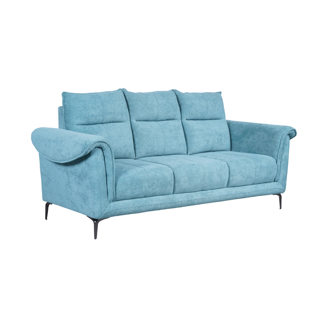 Port Vila Comfort Fabric Sofa Set (3+1+1-Seater) - Green_2