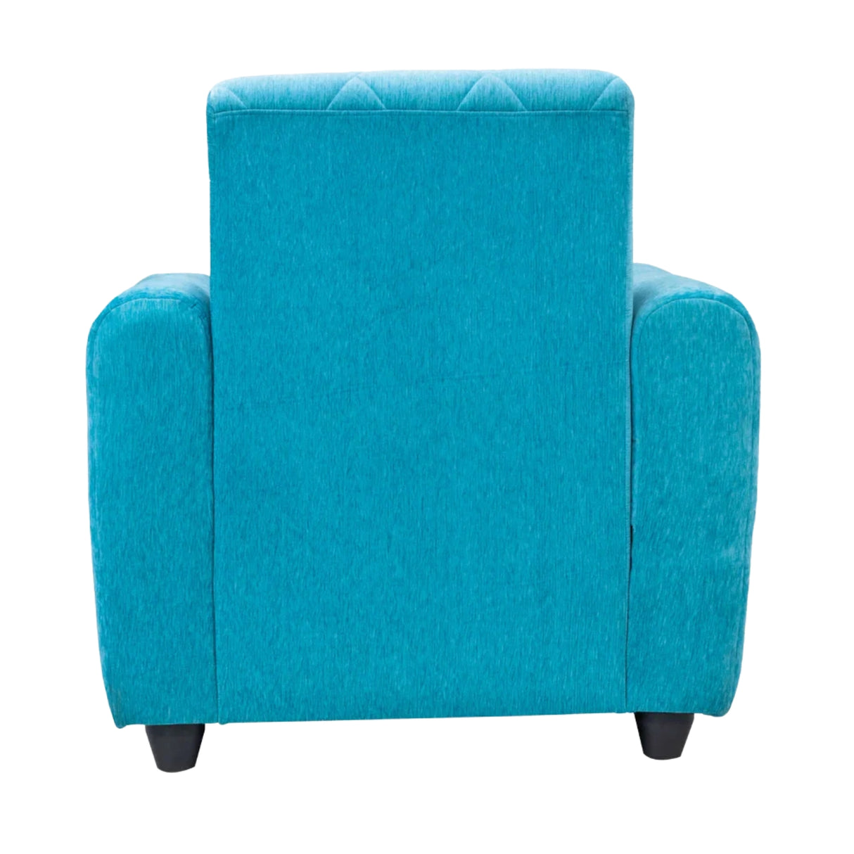 Porto Pro Premium Short Rise Fabric Sofa 1 Seater Sofa - Blue