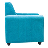 Porto Pro Premium Short Rise Fabric Sofa Set (3+1+1 Seater) - Blue