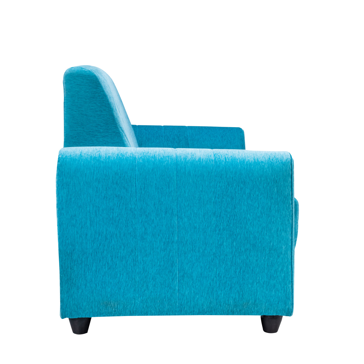 Porto Pro Premium Short Rise Fabric Sofa 3 Seater - Blue