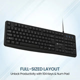 Portronics Ki Pad 4 Keyboard - Black