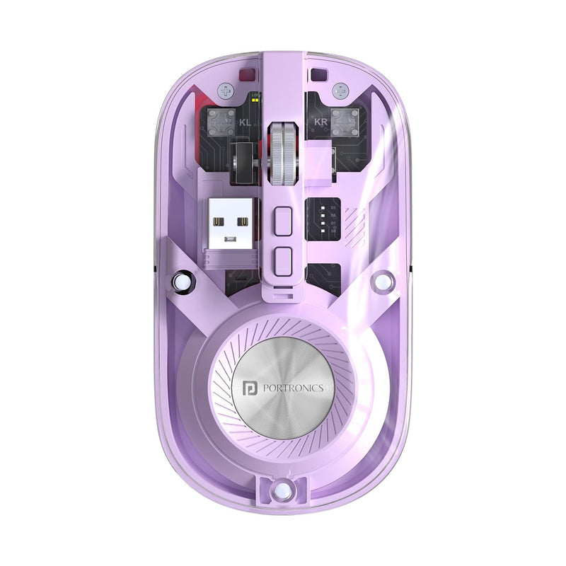 Portronics Toad 8 Wireless Mouse - Purple