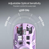 Portronics Toad 8 Wireless Mouse - Purple
