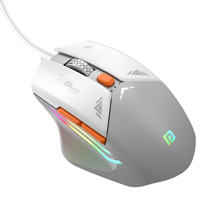 Portronics Vader Wired Gaming Mouse - Grey
