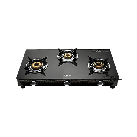 PreethiGTS121ValentinoCarbon3BurnerMSGasStove_Black_FrontView_1