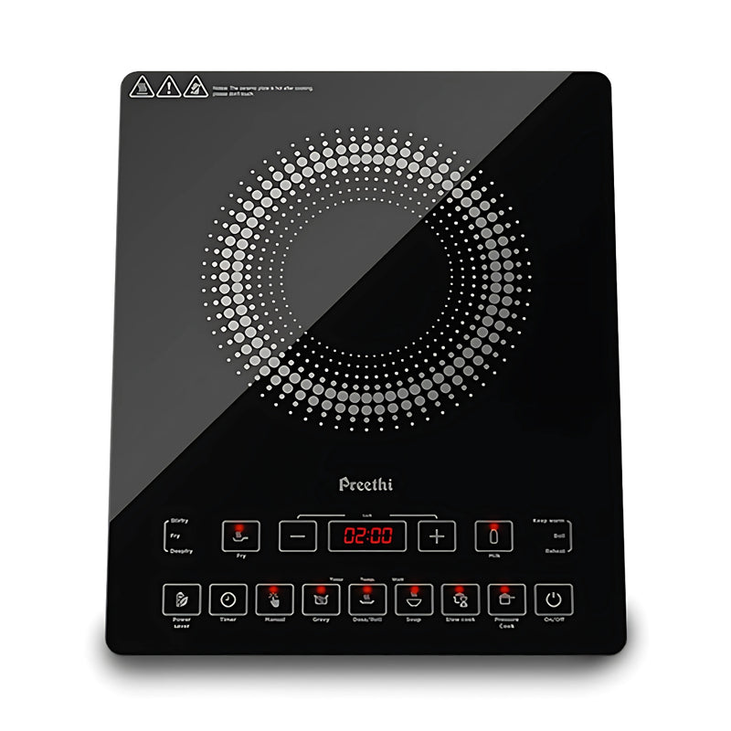 Preethi Induction cook Top IC125 Induction Cooktop 2100 W - Black