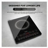 Preethi Induction cook Top IC125 Induction Cooktop 2100 W - Black