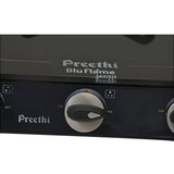 Preethi GTS 104 Sparkle 3 Burner T-Pipe Gas Stove – Black