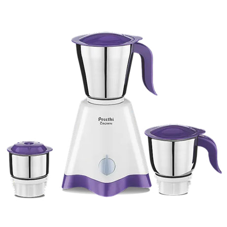 Preethi Crown MG-205 Mixer Grinder 500W Motor - Violet and White_1