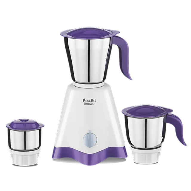 Preethi Crown MG-205 Mixer Grinder 500W Motor - Violet and White_1