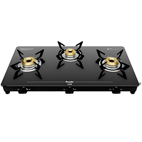 Preethi GTS 415 Luxe 3B Gas Stove Premium Glass Top - Black_1