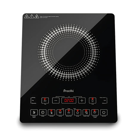 Preethi Induction cook Top IC125 Induction Cooktop 2100 W - Black_1
