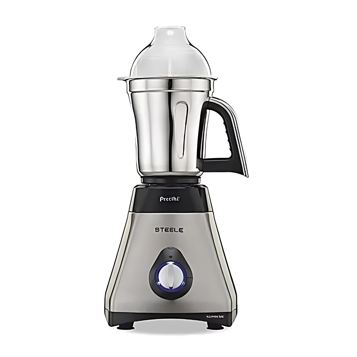 Preethi Steel Supreme MG-208 Mixer Grinder 750 Watts - Silver and Black_2