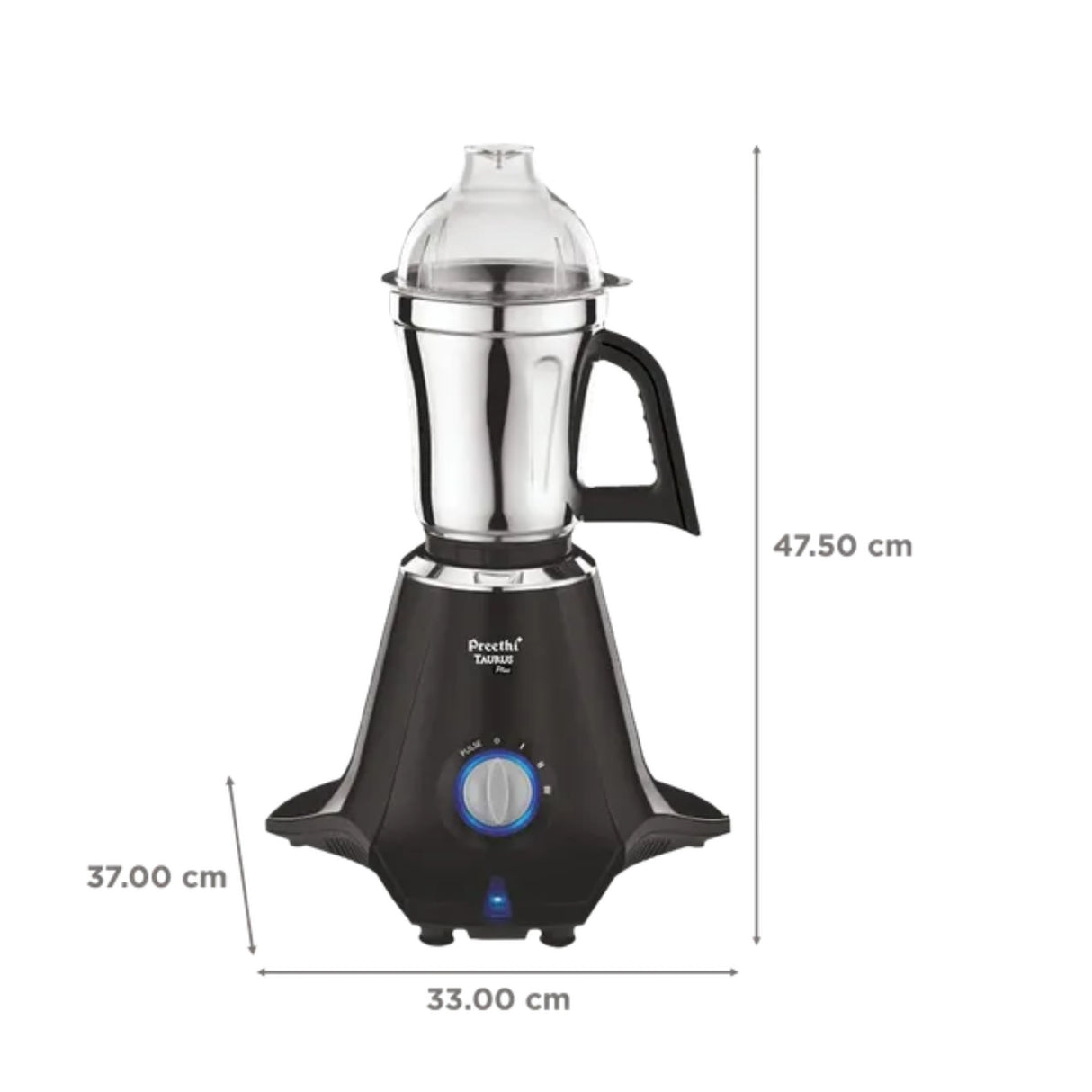 Preethi Taurus Plus MG257 Mixer Grinder 1000 Watts - Black_3