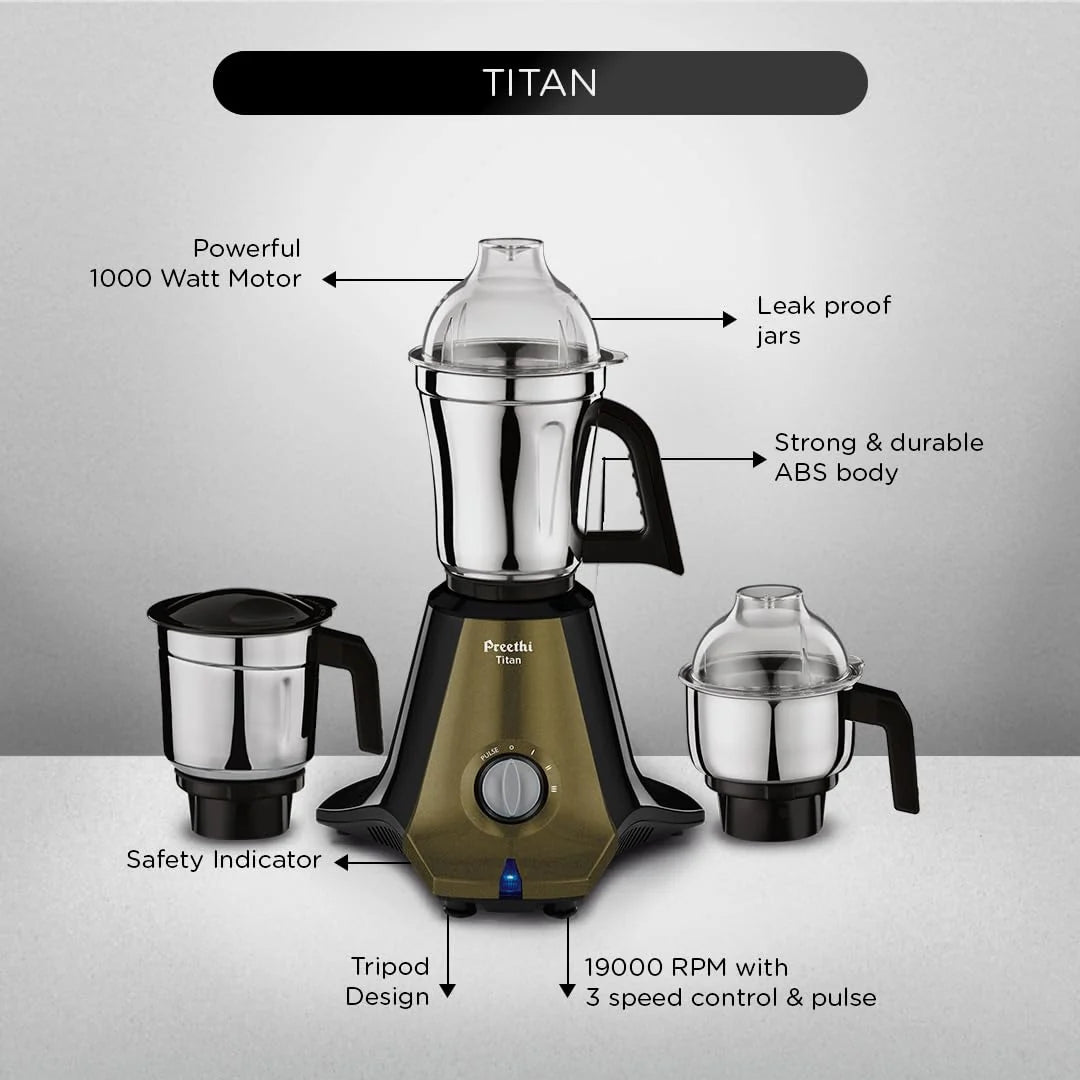 Preethi Titan Mixer 1000W-110004854