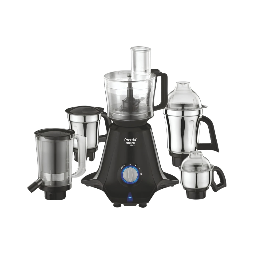 Preethi Zodiac MG261 Mixer Grinder 750 Watts - Black_Front View