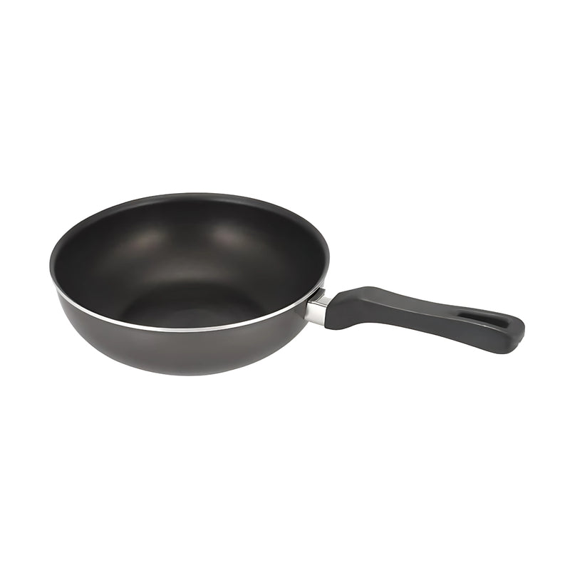 Premier Nonstick Deep Kadai with Induction Base 24 cm - Black