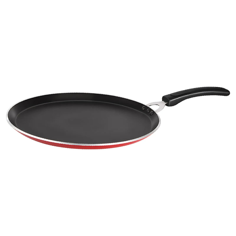 Premier Non Stick Supreme Flat Tawa 28 cm - Red