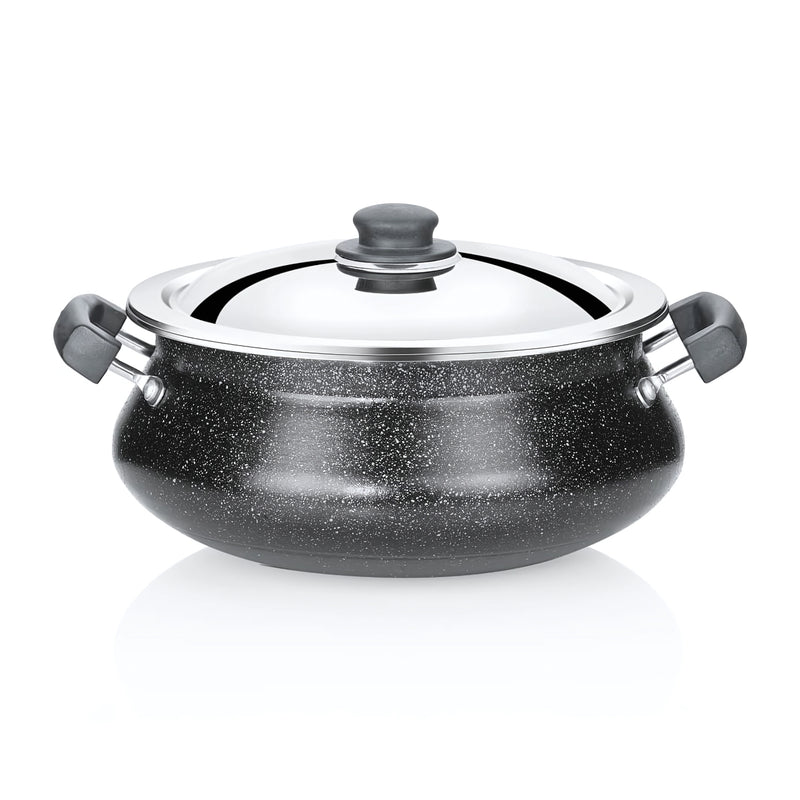 Premier Supreme Non Stick Handi with SS Lid Mini - Black