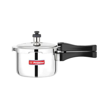 Premier Clad Triply SS Pressure Cooker 1.5 L_Front View