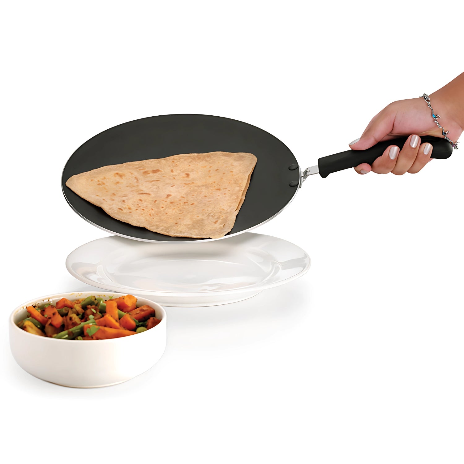 Premier Concave Non Stick Tawa 28 cm - Black_3