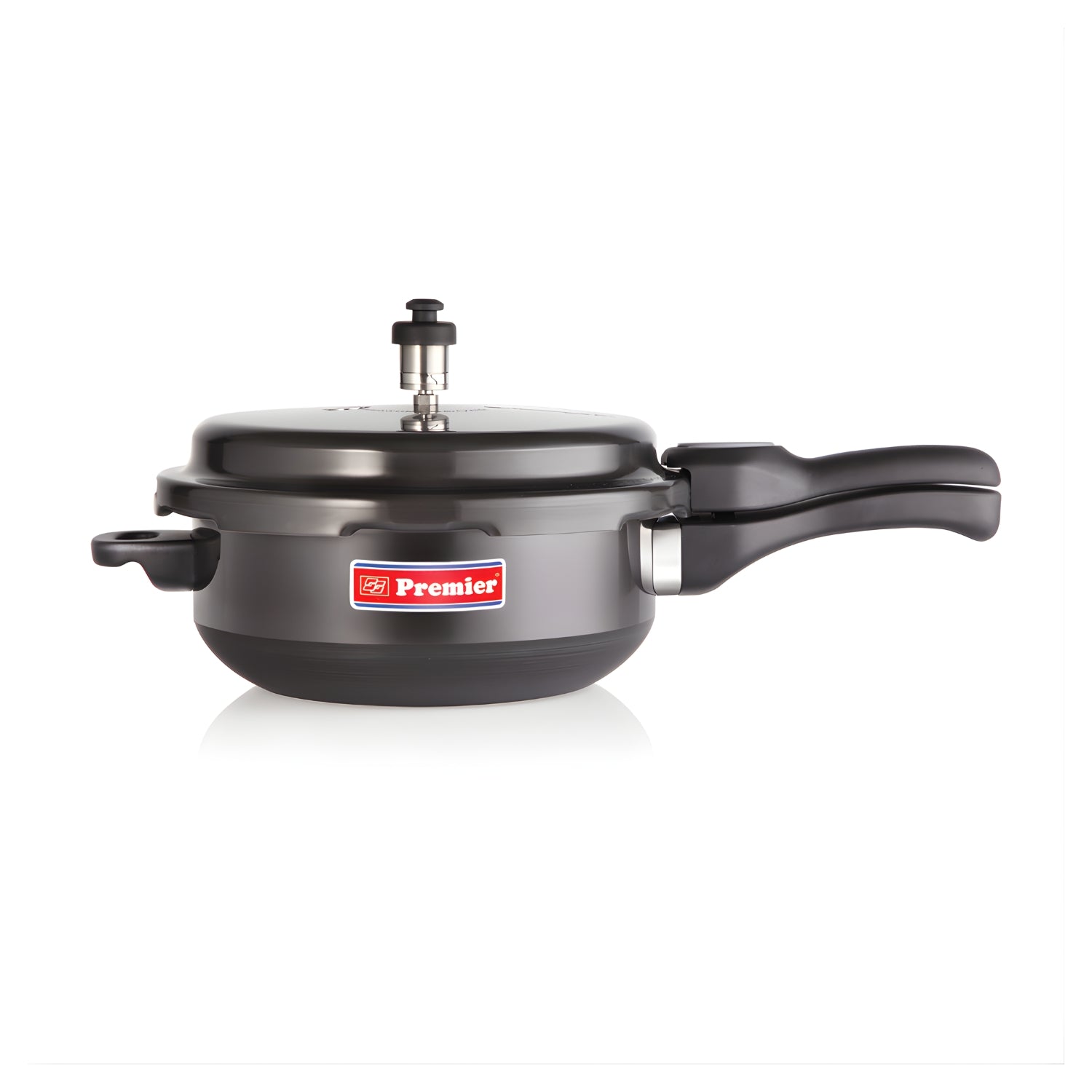 Premier Cucina Trendy Hard Anodised Pressure Cooker Pan Large 6 L - Black_1