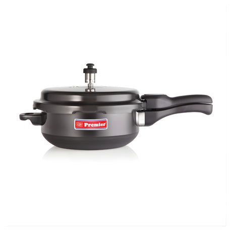 Premier Cucina Trendy Hard Anodised Pressure Cooker Pan Large 6 L - Black_1