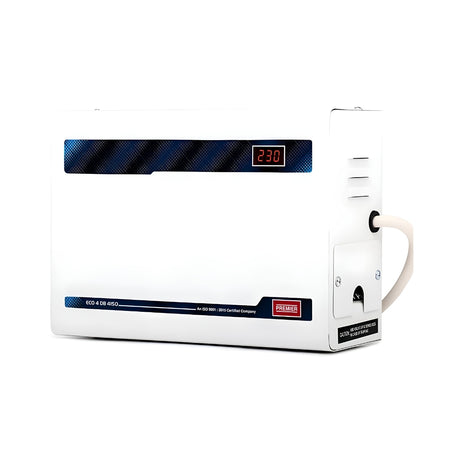 Premier ECO 4 DB 4150 Voltage Stabilizer 150-280V - White_FrontView