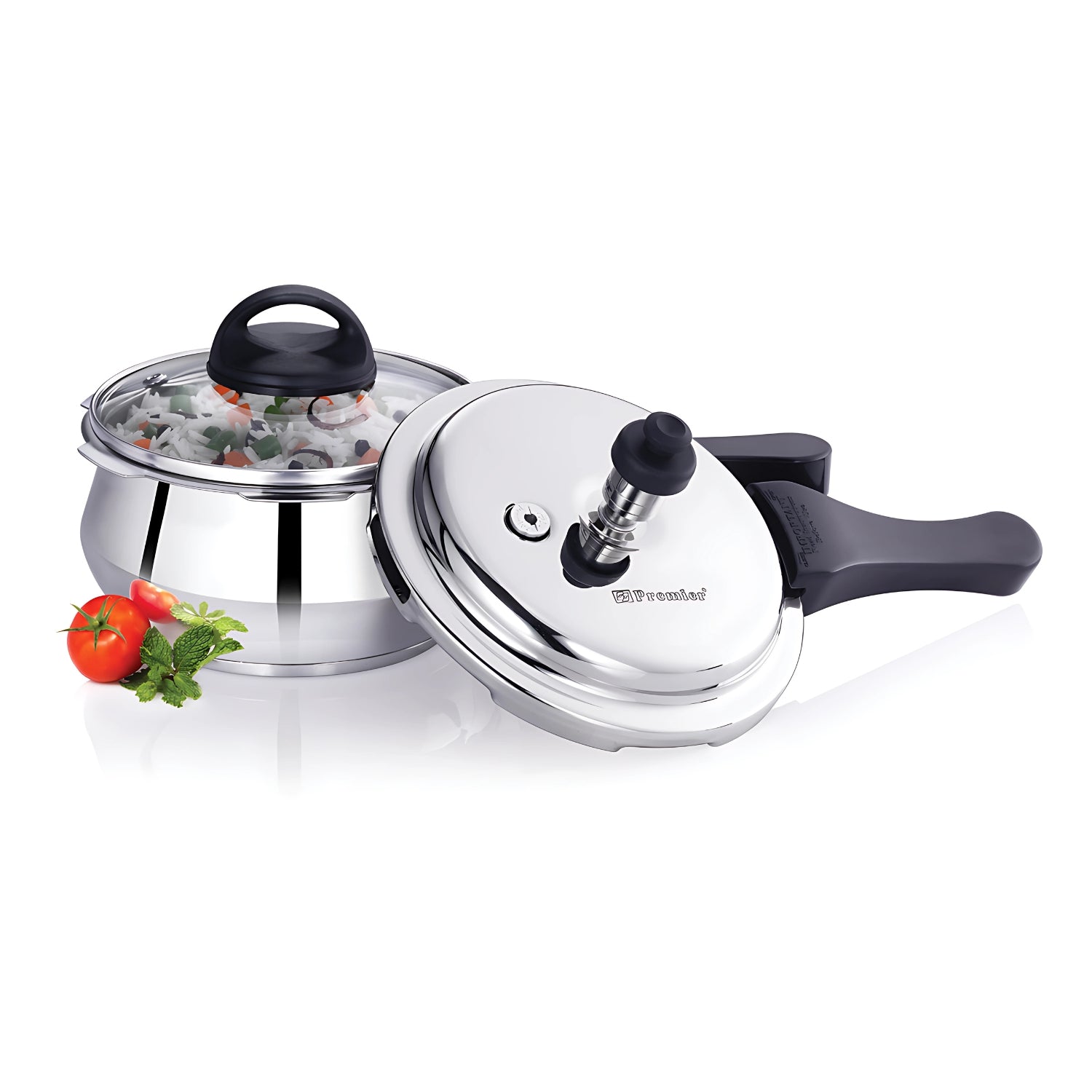 Premier Handi Pressure Cooker SS Body with Glass Lid 5 L_3
