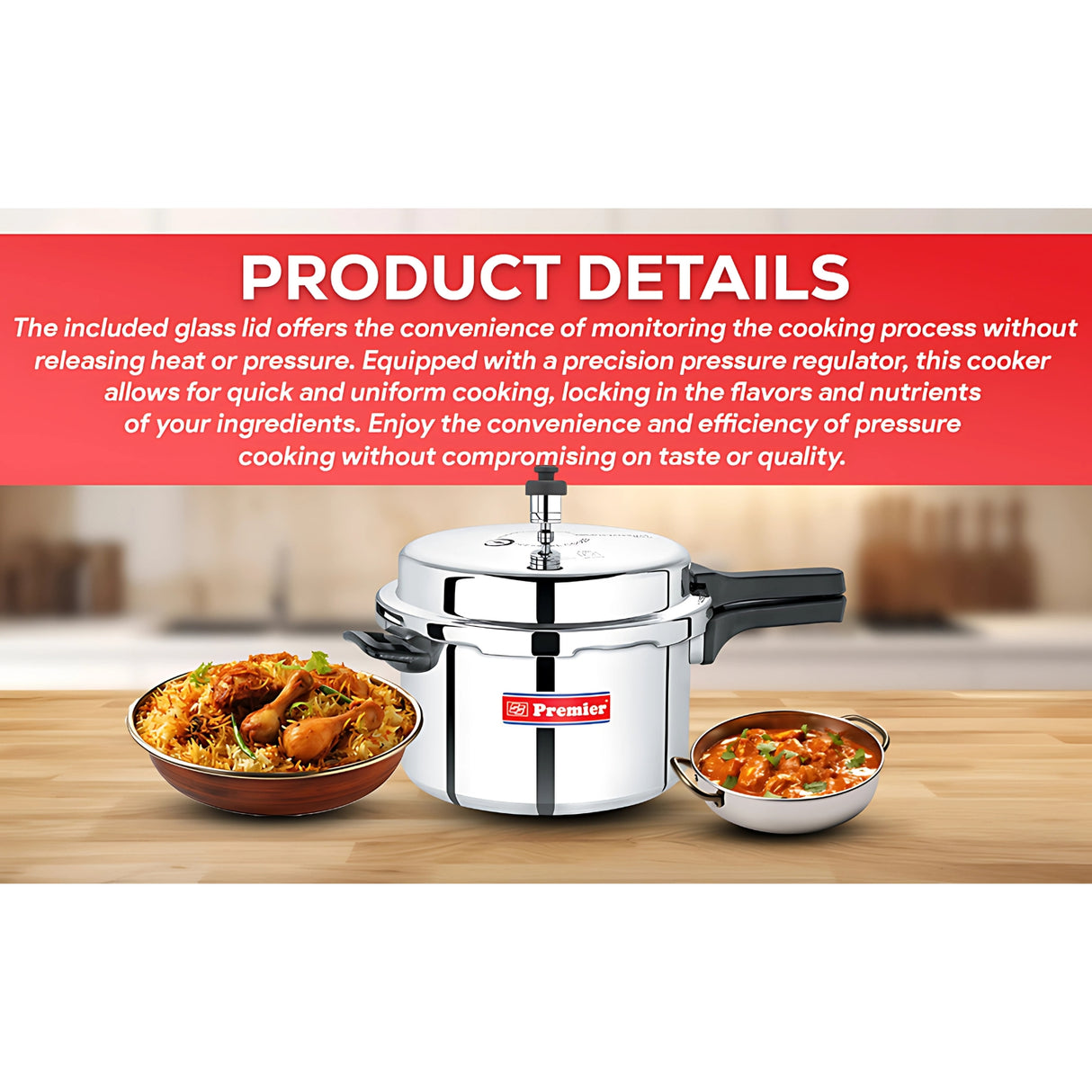 Premier Netraa Aluminium Pressure Cooker 2 L_6