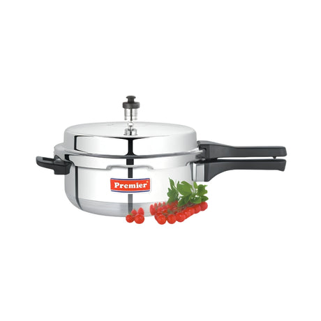 Premier Netraa Aluminium Pressure Cooker Pan - Large_Front View