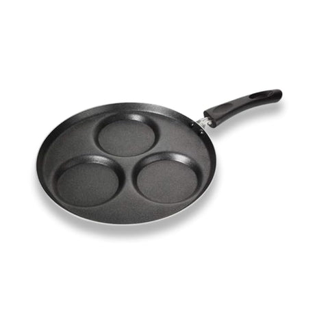 Premier Non Stick Mini Uthappam Tawa 28 cm \ 3 Cavity - Black_1