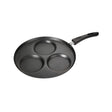 Premier Non Stick Mini Uthappam Tawa 28 cm _ 3 Cavity - Black_Front View